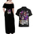 Kokushibo Demon Slayer Couples Matching Off Shoulder Maxi Dress and Hawaiian Shirt Anime Style TS04