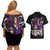 Kokushibo Demon Slayer Couples Matching Off Shoulder Short Dress and Hawaiian Shirt Anime Style TS04