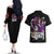 Kokushibo Demon Slayer Couples Matching Off The Shoulder Long Sleeve Dress and Hawaiian Shirt Anime Style TS04