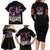 Kokushibo Demon Slayer Family Matching Long Sleeve Bodycon Dress and Hawaiian Shirt Anime Style TS04