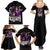 Kokushibo Demon Slayer Family Matching Summer Maxi Dress and Hawaiian Shirt Anime Style TS04