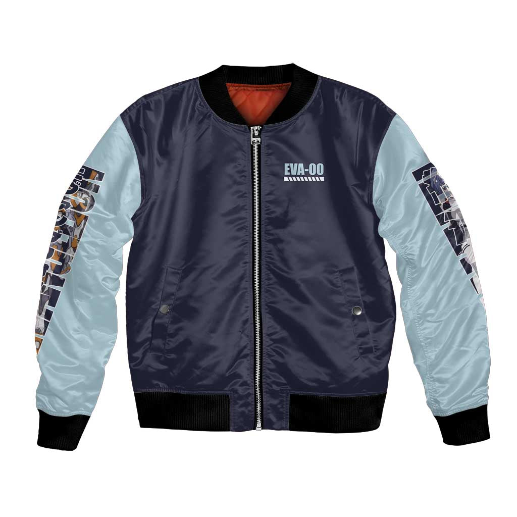 Rei Ayanami x Eva 00 Neon Genesis Evangelion Bomber Jacket Anime Style