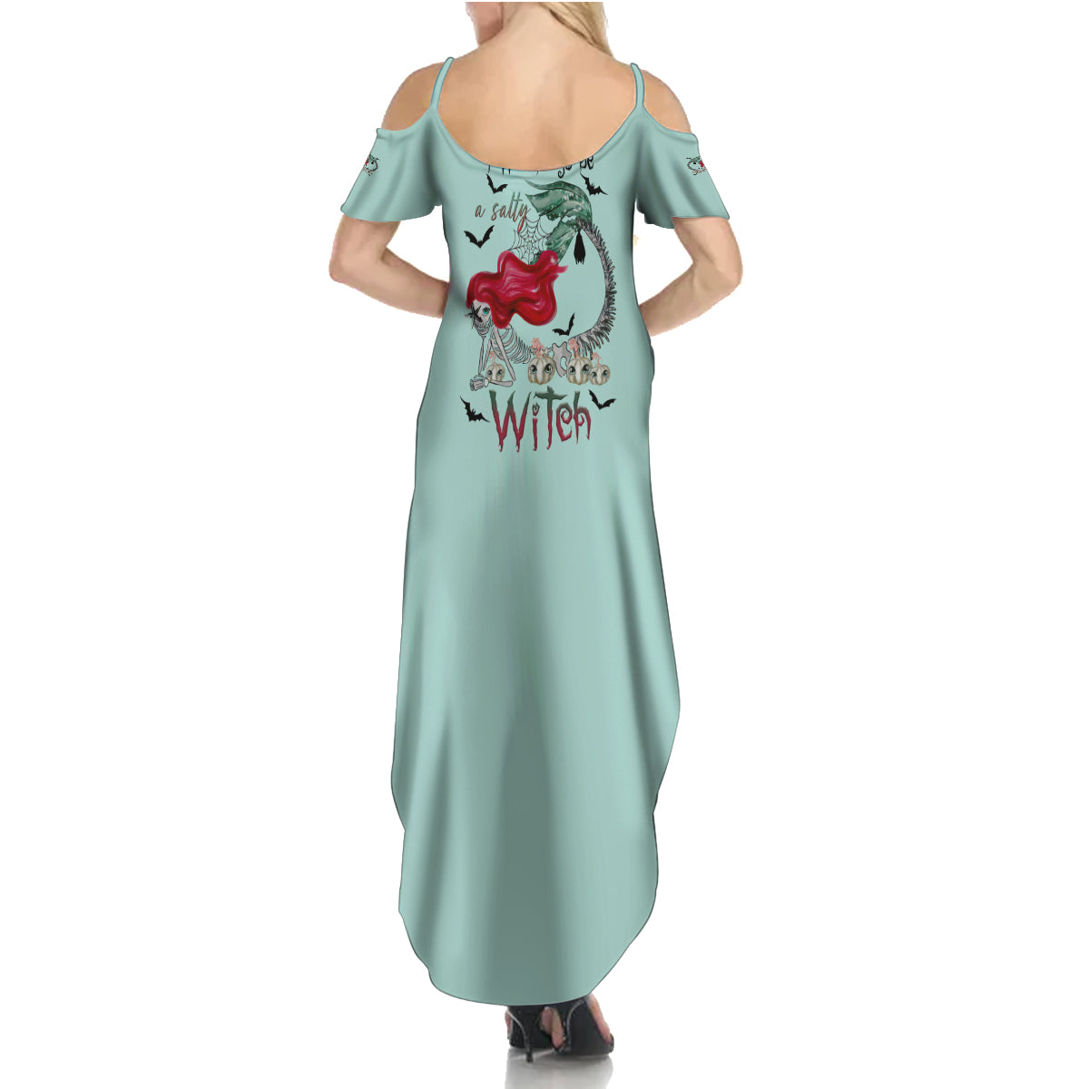 salty-witch-mermaid-halloween-summer-maxi-dress