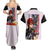 Deathscythe x Duo Maxwell Gundam Wing Endless Waltz Couples Matching Summer Maxi Dress and Hawaiian Shirt Anime Style