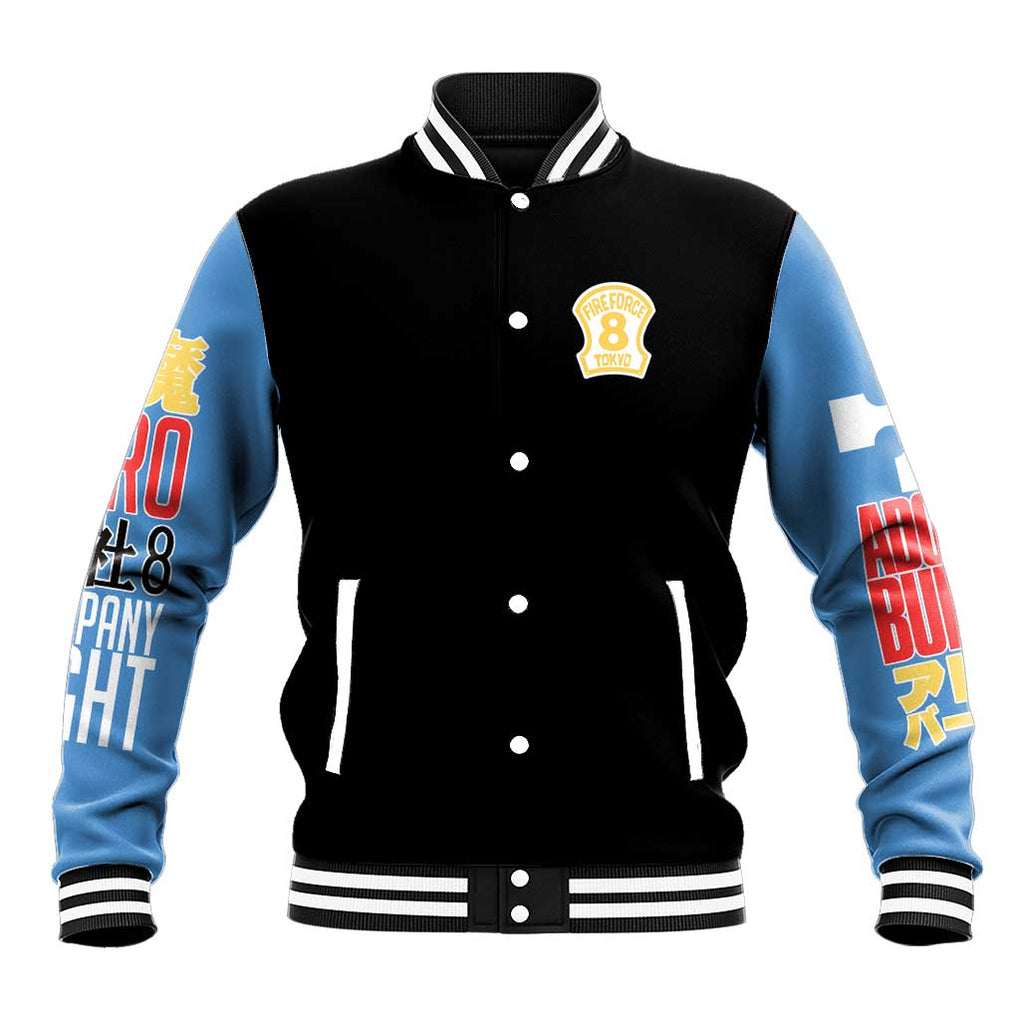 Shinra Kusakabe Fire Force Baseball Jacket Anime Style