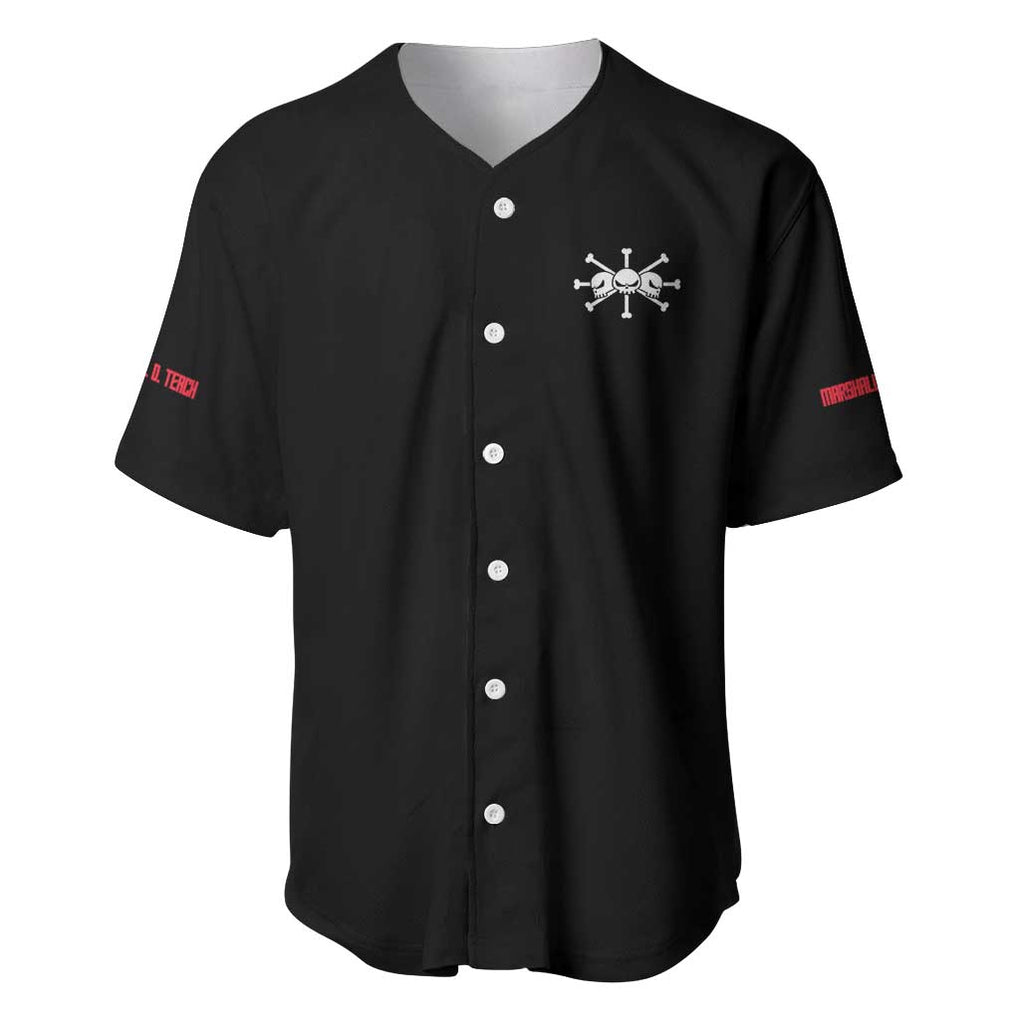 Marshall D. Teach V2 One Piece Baseball Jersey Japan Anime Style