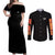 Marshall D. Teach V2 One Piece Couples Matching Off Shoulder Maxi Dress and Long Sleeve Button Shirt Japan Anime Style