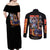 Marshall D. Teach V2 One Piece Couples Matching Off Shoulder Maxi Dress and Long Sleeve Button Shirt Japan Anime Style