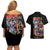 Marshall D. Teach V2 One Piece Couples Matching Off Shoulder Short Dress and Hawaiian Shirt Japan Anime Style