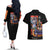 Marshall D. Teach V2 One Piece Couples Matching Off The Shoulder Long Sleeve Dress and Hawaiian Shirt Japan Anime Style