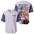 Sandrock x Quatre Raberba Winner Gundam Wing Endless Baseball Jersey Japan Anime Style