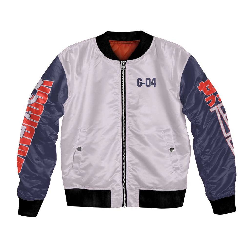 Sandrock x Quatre Raberba Winner Gundam Wing Endless Bomber Jacket Japan Anime Style