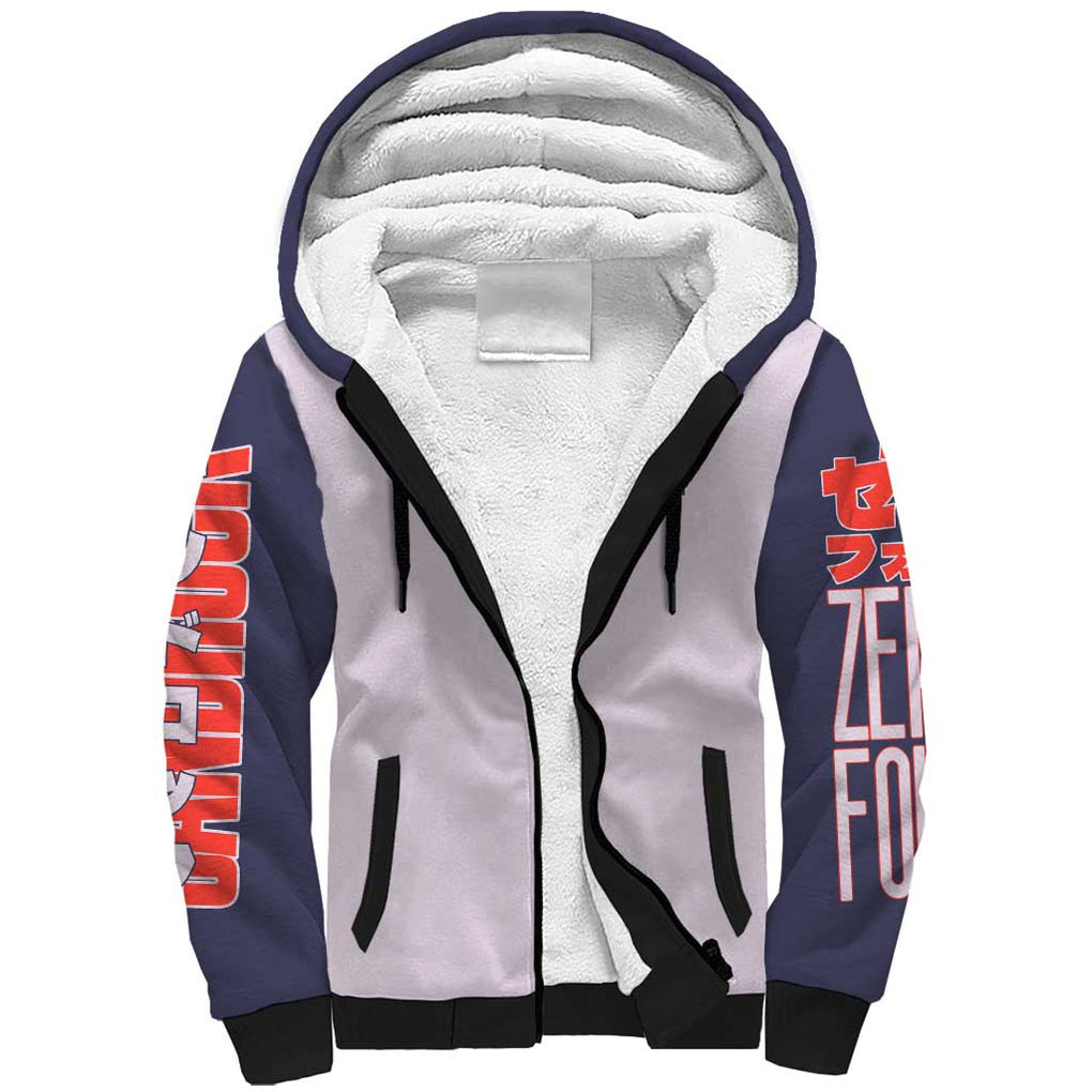 Sandrock x Quatre Raberba Winner Gundam Wing Endless Sherpa Hoodie Japan Anime Style