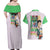 Nataku x Chang Wufei Gundam Wing Endless Waltz Couples Matching Off Shoulder Maxi Dress and Hawaiian Shirt Japan Anime Style