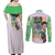 Nataku x Chang Wufei Gundam Wing Endless Waltz Couples Matching Off Shoulder Maxi Dress and Long Sleeve Button Shirt Japan Anime Style