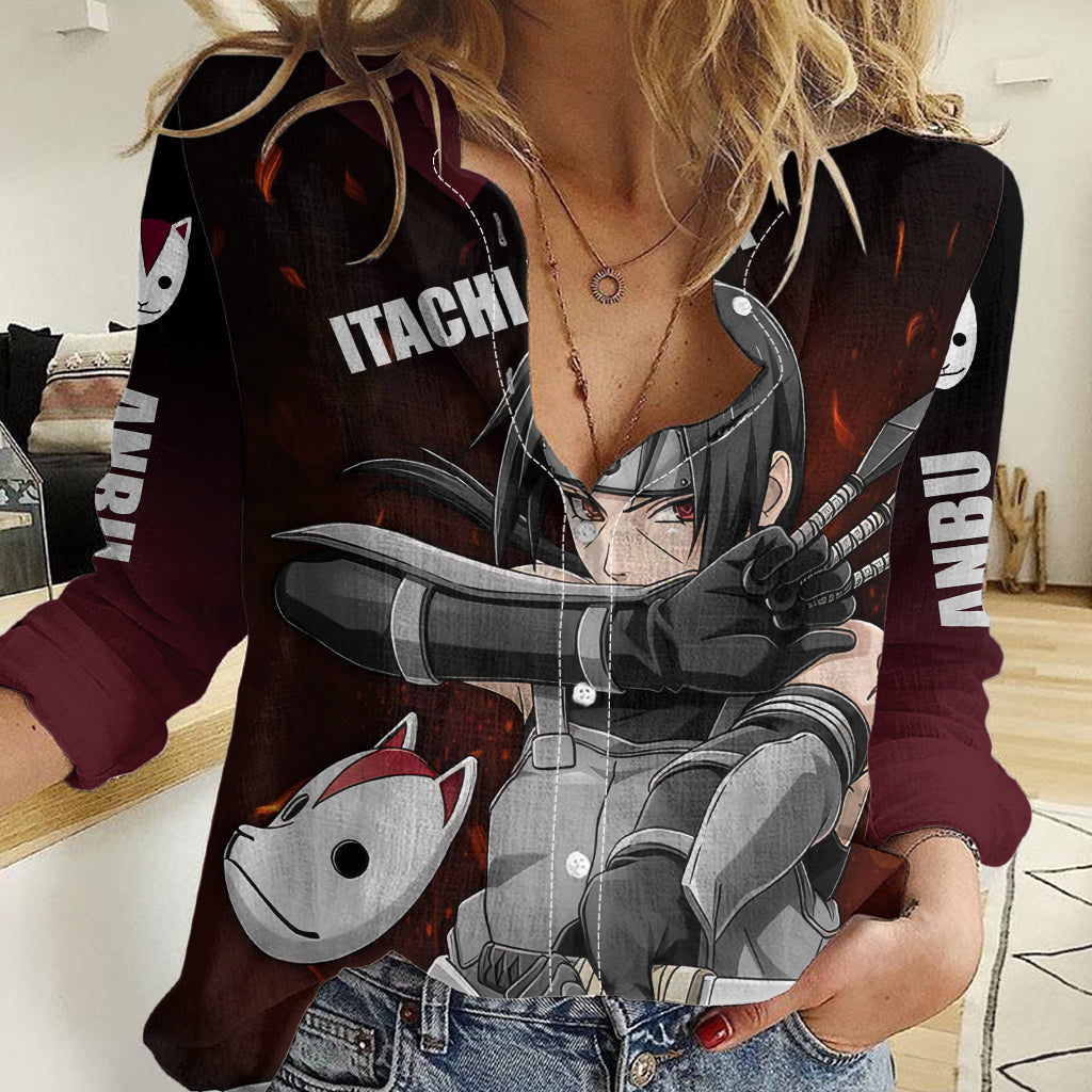 Itachi Anbu Women Casual Shirt