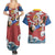 Monkey D. Luffy One Piece Gear 5 Awakening Couples Matching Summer Maxi Dress and Hawaiian Shirt