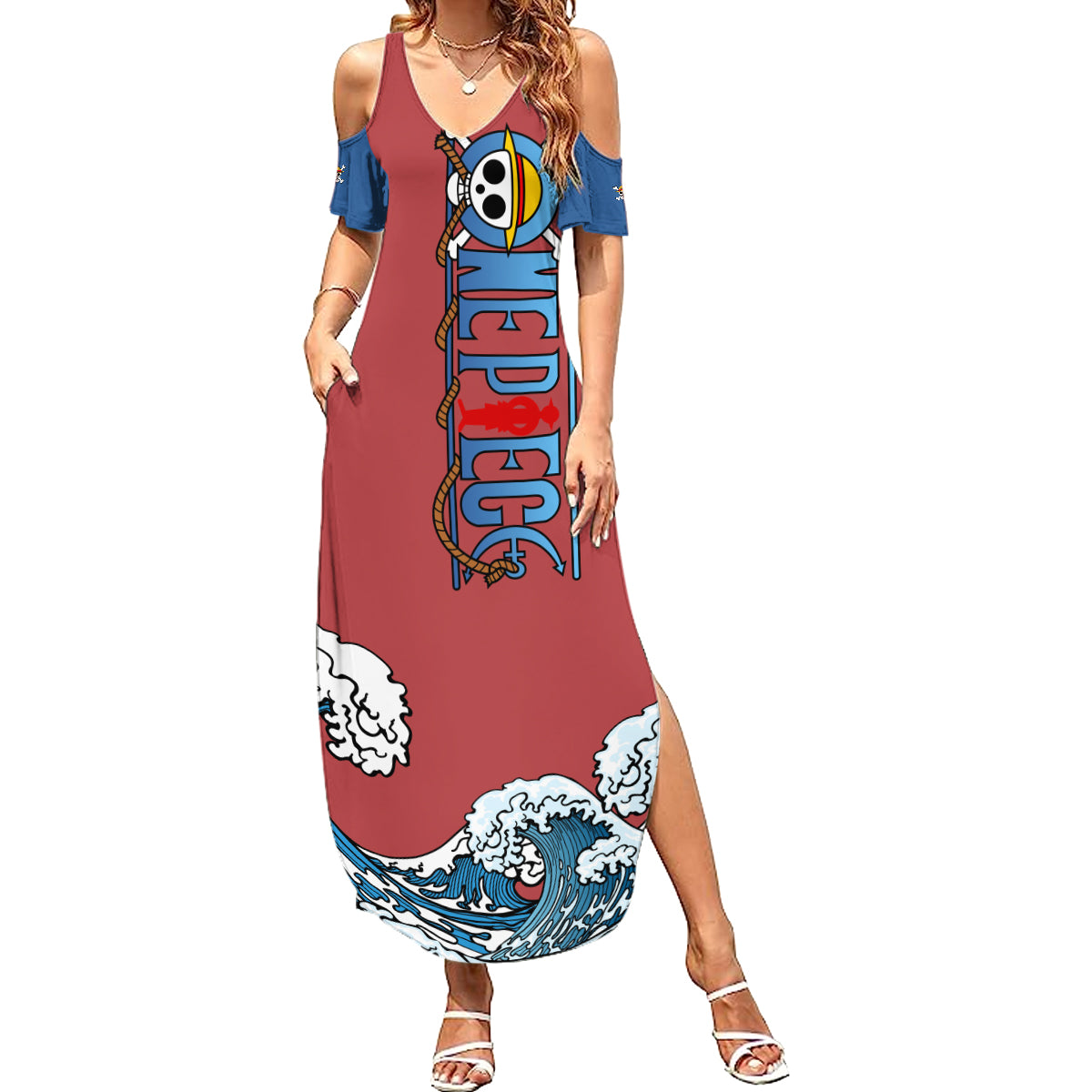 Monkey D. Luffy One Piece Gear 5 Awakening Summer Maxi Dress