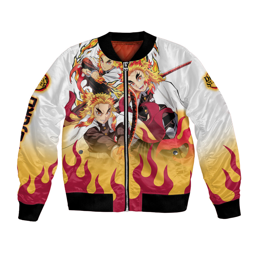 Kyojuro Rengoku - Flame Hashira Anime Bomber Jacket