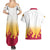 Kyojuro Rengoku - Flame Hashira Anime Couples Matching Summer Maxi Dress and Hawaiian Shirt