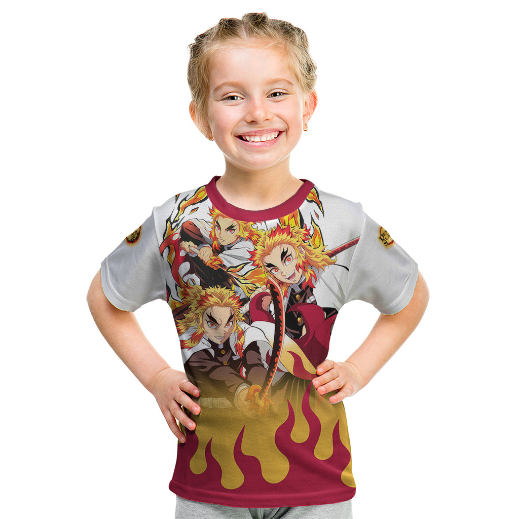 Kyojuro Rengoku - Flame Hashira Anime Kid T Shirt