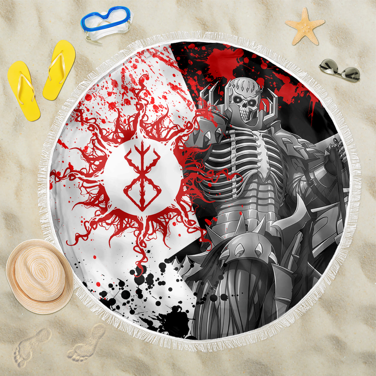 The Skull Knight Berserk Beach Blanket Anime Japan Style