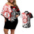 The Skull Knight Berserk Couples Matching Off Shoulder Short Dress and Hawaiian Shirt Anime Japan Style