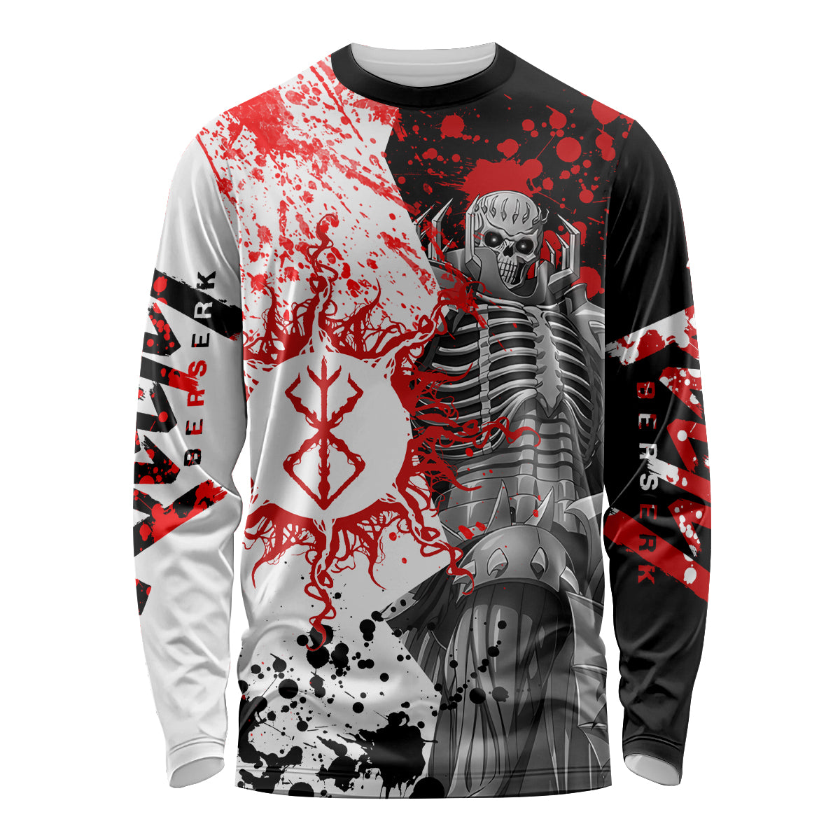 The Skull Knight Berserk Long Sleeve Shirt Anime Japan Style