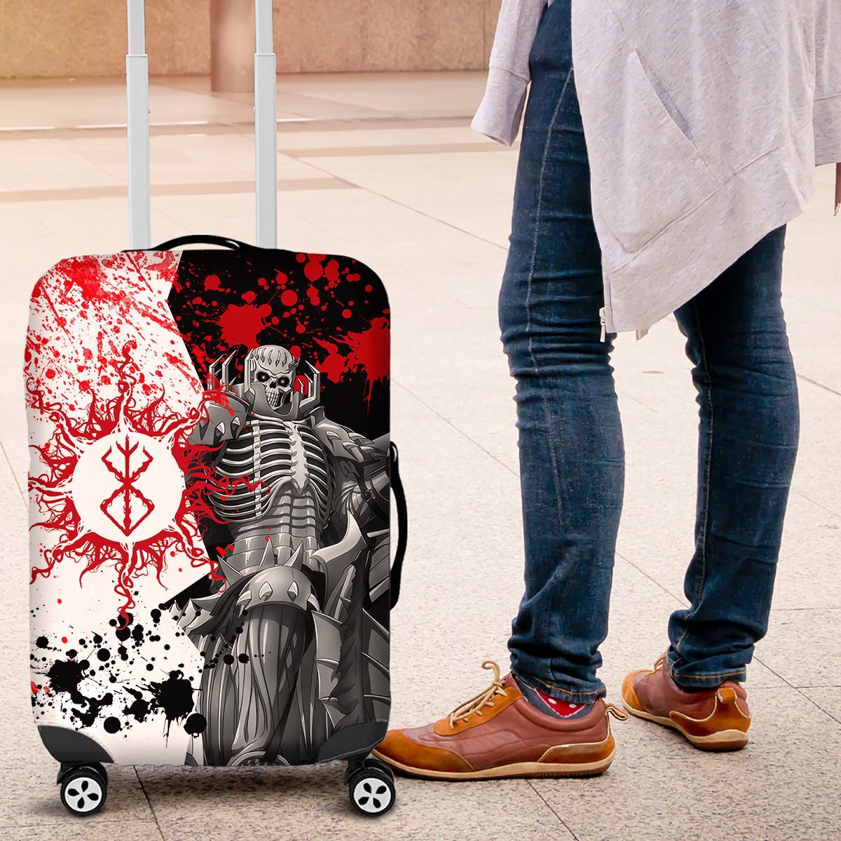 The Skull Knight Berserk Luggage Cover Anime Japan Style