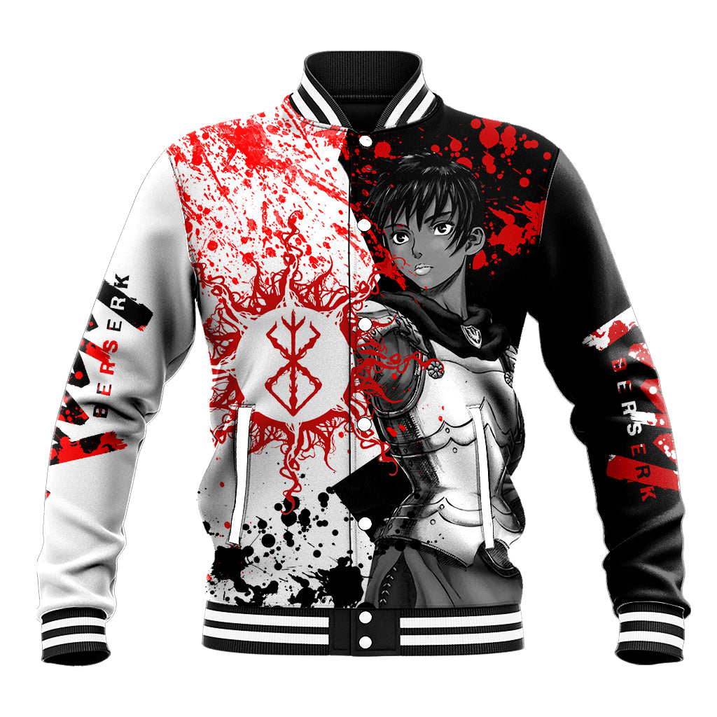 Casca Berserk Baseball Jacket Grunge Blood Style