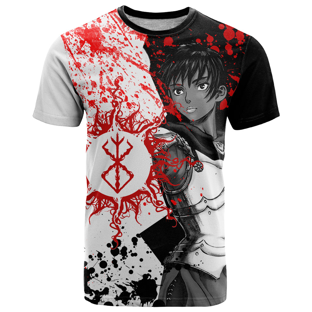 Casca Berserk T Shirt Grunge Blood Style