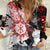 Casca Berserk Women Casual Shirt Grunge Blood Style