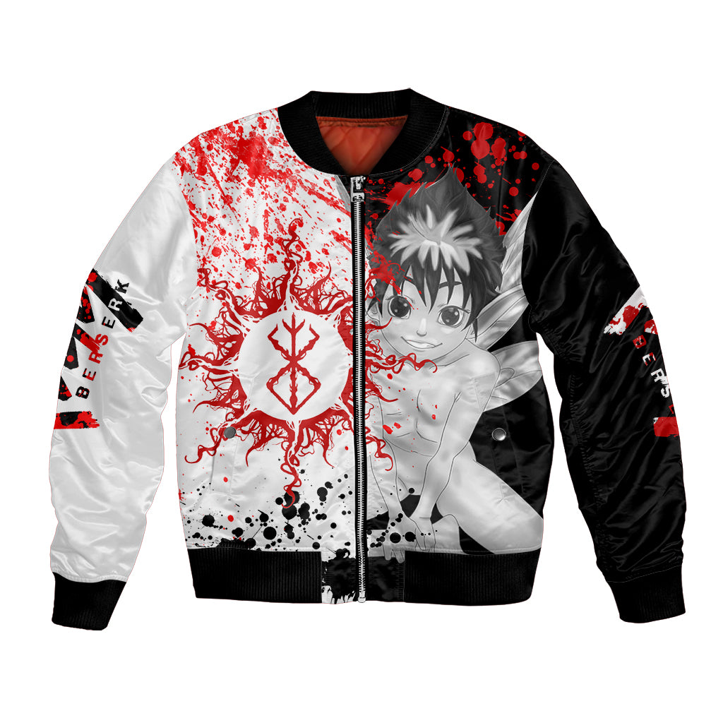 Puck Berserk Bomber Jacket Grunge Blood Style