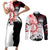 Puck Berserk Couples Matching Short Sleeve Bodycon Dress and Long Sleeve Button Shirt Grunge Blood Style