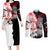 Farnese de Vandimion Berserk Couples Matching Long Sleeve Bodycon Dress and Long Sleeve Button Shirt Grunge Blood Style