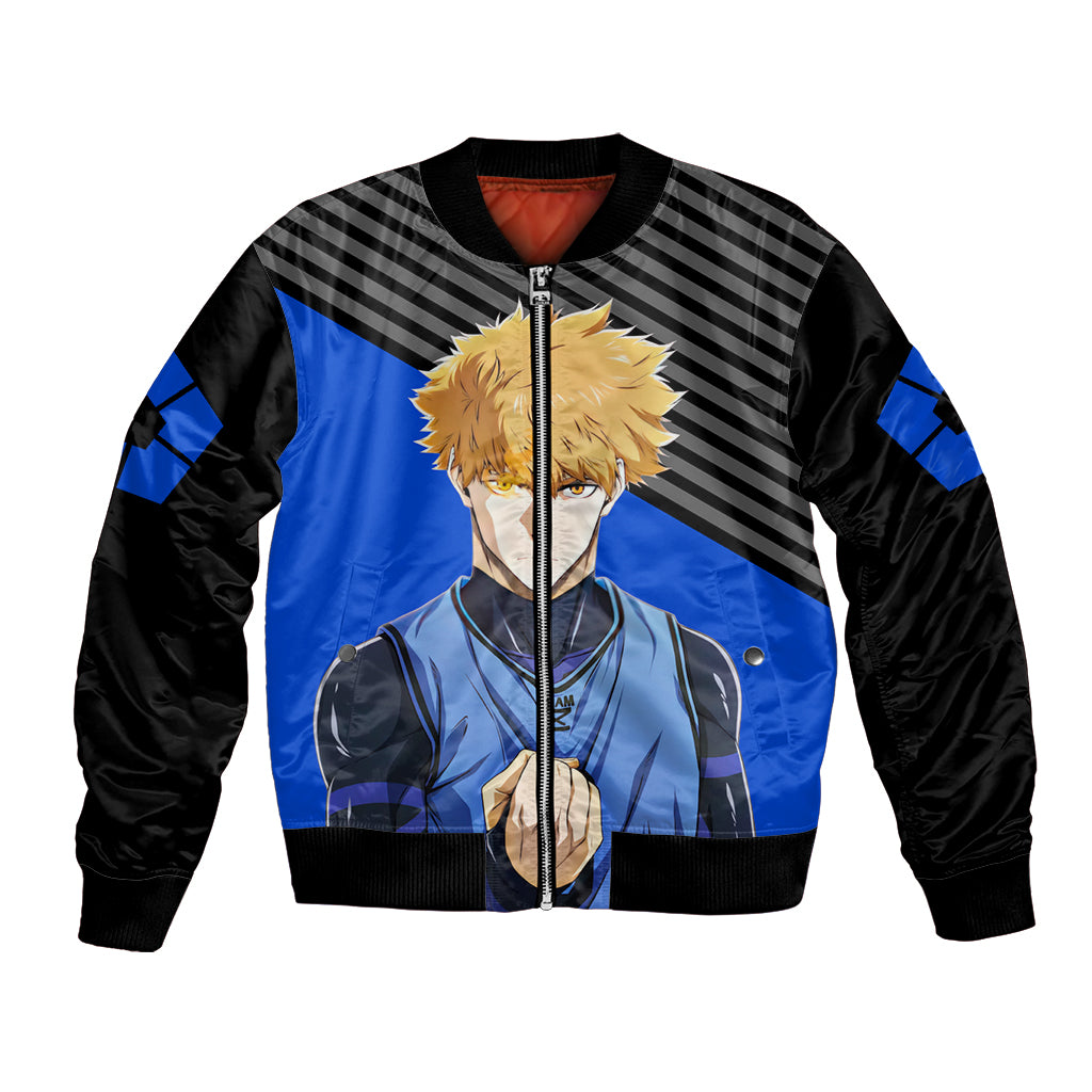 Rensuke Kunigami Blue Lock Bomber Jacket Anime Style