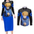 Rensuke Kunigami Blue Lock Couples Matching Long Sleeve Bodycon Dress and Long Sleeve Button Shirt Anime Style