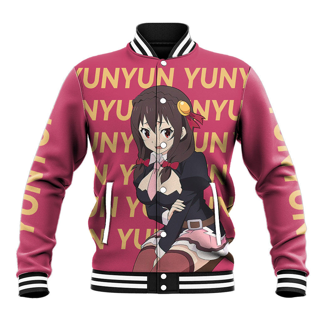 Yunyun KonoSuba Baseball Jacket Anime Style