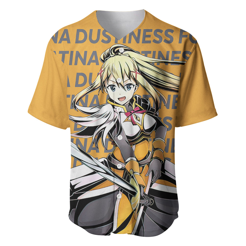 Lalatina Dustiness Ford KonoSuba Baseball Jersey Anime Style