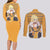 Lalatina Dustiness Ford KonoSuba Couples Matching Long Sleeve Bodycon Dress and Long Sleeve Button Shirt Anime Style