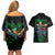 Roronoa Zoro - One Piece Couples Matching Off Shoulder Short Dress and Hawaiian Shirt Haki Pattern Anime Style