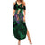 Roronoa Zoro - One Piece Summer Maxi Dress Haki Pattern Anime Style