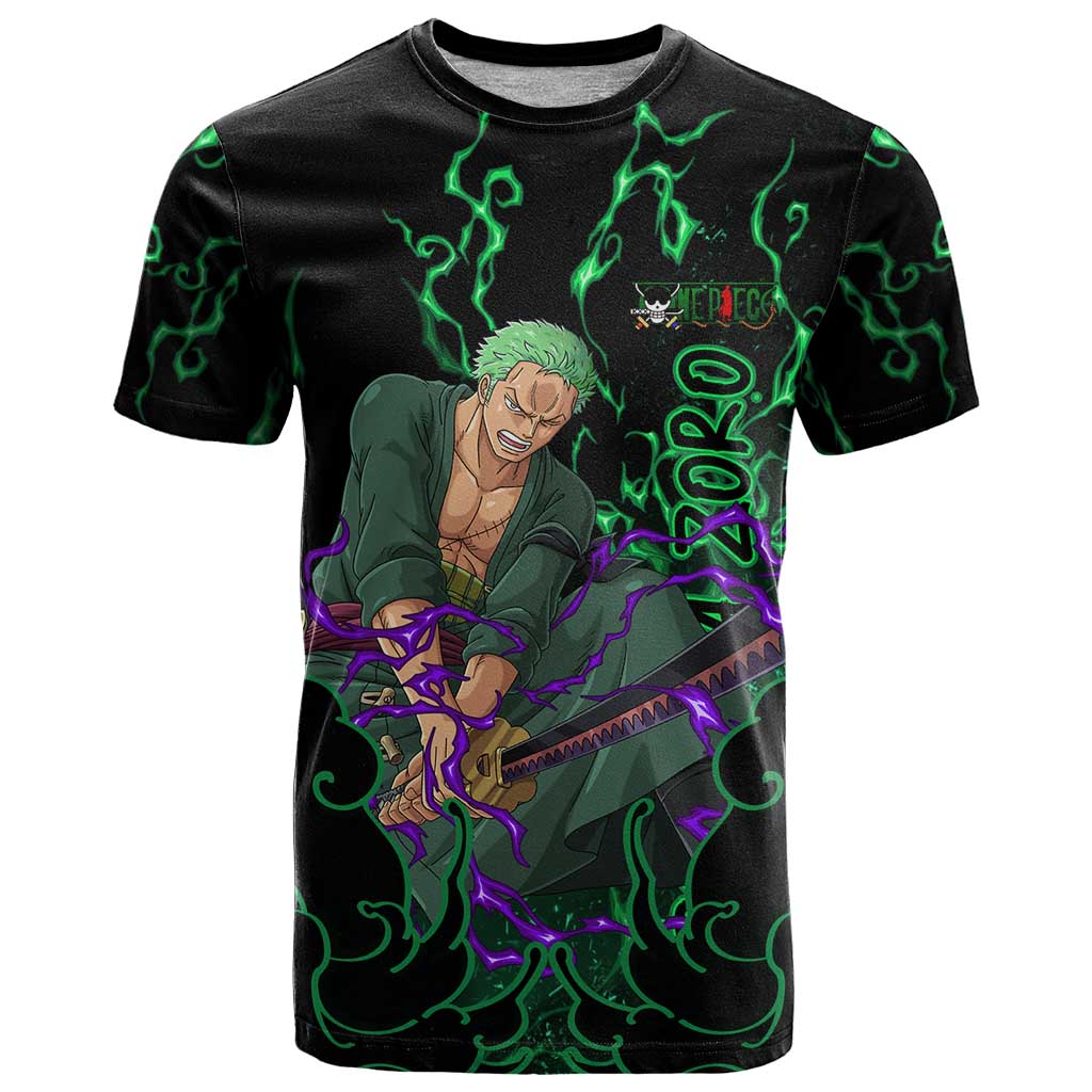 Roronoa Zoro - One Piece T Shirt Haki Pattern Anime Style