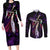 Dracule Mihawk - One Piece Couples Matching Long Sleeve Bodycon Dress and Long Sleeve Button Shirt Haki Pattern Anime Style