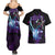 Dracule Mihawk - One Piece Couples Matching Summer Maxi Dress and Hawaiian Shirt Haki Pattern Anime Style