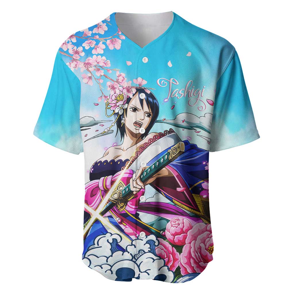 Tashigi - One Piece Baseball Jersey Anime Style