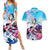 Tashigi - One Piece Couples Matching Summer Maxi Dress and Hawaiian Shirt Anime Style