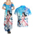 Tashigi - One Piece Couples Matching Summer Maxi Dress and Hawaiian Shirt Anime Style