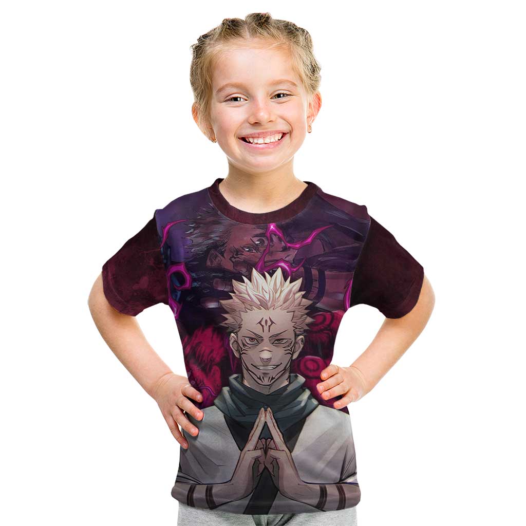 Ryomen Sukuna - Jujutsu Kaisen Kid T Shirt Pattern Anime Mix Manga Style