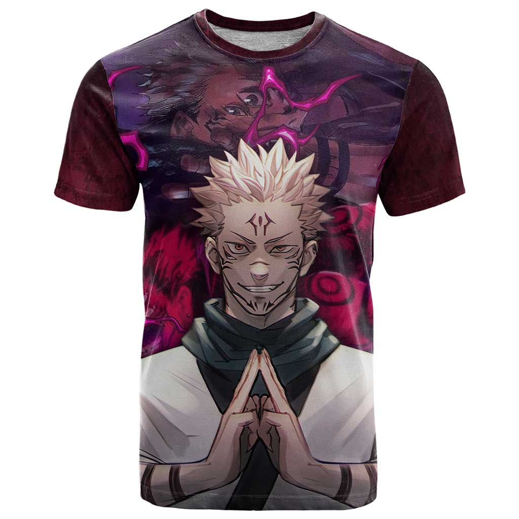 Ryomen Sukuna - Jujutsu Kaisen T Shirt Pattern Anime Mix Manga Style